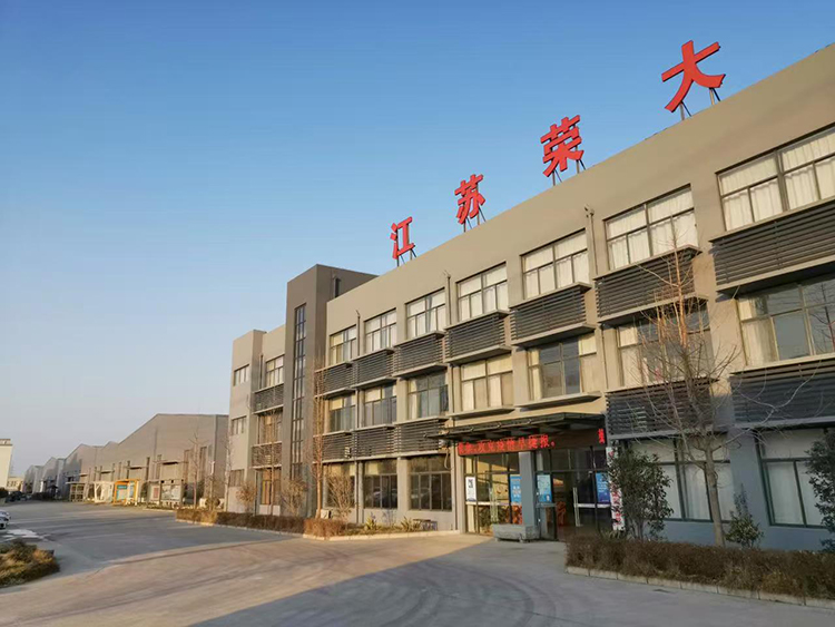 公交候車亭廠家江蘇榮大實(shí)拍廠景